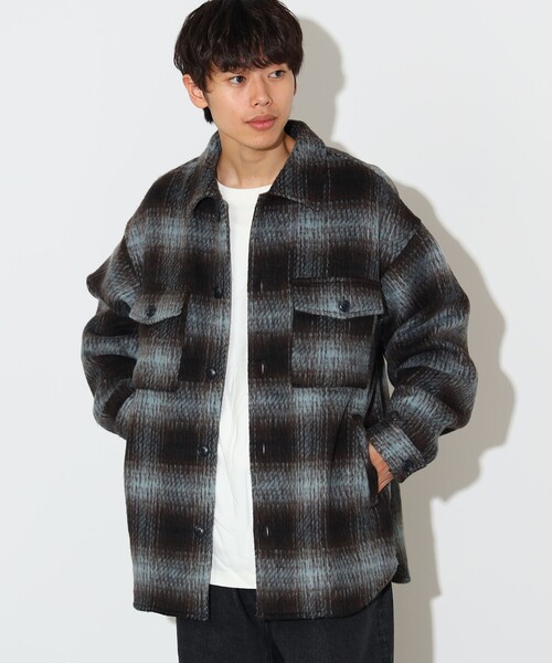 BEAMS HEART(ビームスハート)の「シャギーチェック CPO シャツ(シャツ/ブラウス・メンズ・イエロー系その他5/ブルー系その他・SMALL/MEDIUM/LARGE)」の10枚目の写真