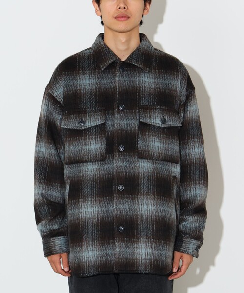 BEAMS HEART(ビームスハート)の「シャギーチェック CPO シャツ(シャツ/ブラウス・メンズ・イエロー系その他5/ブルー系その他・SMALL/MEDIUM/LARGE)」の11枚目の写真