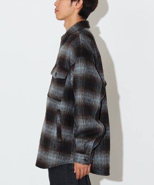 BEAMS HEART(ビームスハート)の「シャギーチェック CPO シャツ(シャツ/ブラウス・メンズ・イエロー系その他5/ブルー系その他・SMALL/MEDIUM/LARGE)」の12枚目の写真