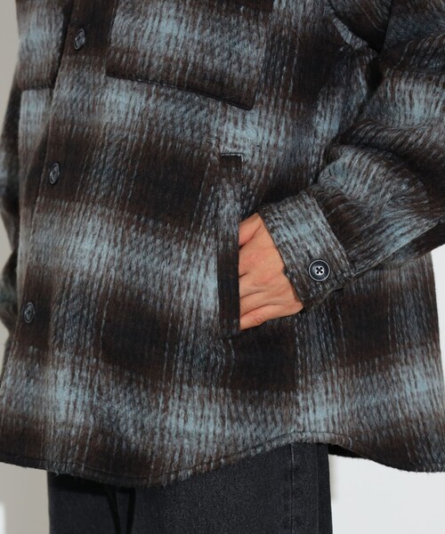 BEAMS HEART(ビームスハート)の「シャギーチェック CPO シャツ(シャツ/ブラウス・メンズ・イエロー系その他5/ブルー系その他・SMALL/MEDIUM/LARGE)」の15枚目の写真