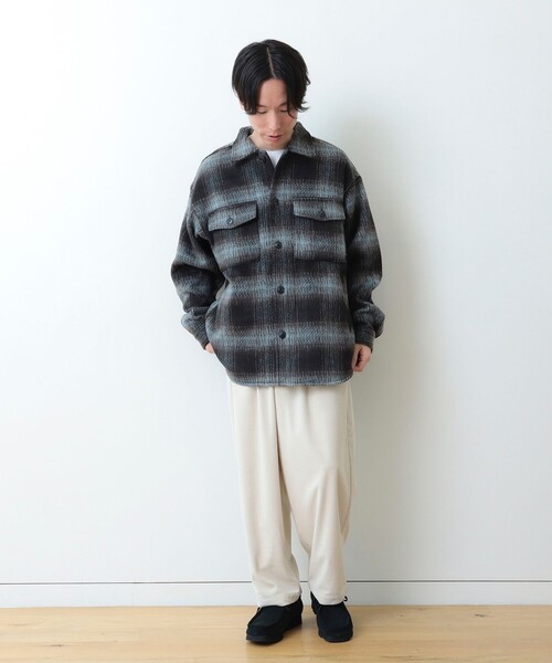 BEAMS HEART(ビームスハート)の「シャギーチェック CPO シャツ(シャツ/ブラウス・メンズ・イエロー系その他5/ブルー系その他・SMALL/MEDIUM/LARGE)」の17枚目の写真
