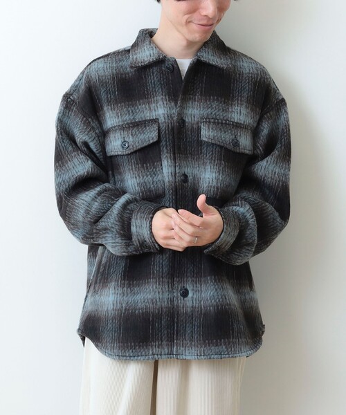 BEAMS HEART(ビームスハート)の「シャギーチェック CPO シャツ(シャツ/ブラウス・メンズ・イエロー系その他5/ブルー系その他・SMALL/MEDIUM/LARGE)」の18枚目の写真