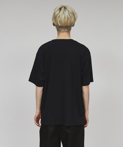 tk.TAKEO KIKUCHI（ティーケータケオキクチ）の「◆パネルキリカエTシャツ（Tシャツ/カットソー・メンズ・ブルー系その他/ブラック/ホワイト・02/03/04）」の17枚目の写真