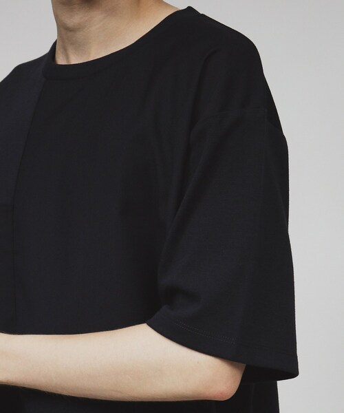 tk.TAKEO KIKUCHI（ティーケータケオキクチ）の「◆パネルキリカエTシャツ（Tシャツ/カットソー・メンズ・ブルー系その他/ブラック/ホワイト・02/03/04）」の19枚目の写真
