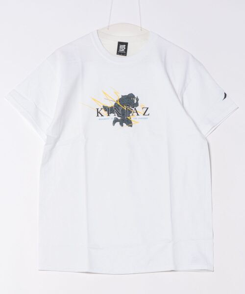B.I.D.(ビーアイディー)の「《KINJAZ》Graphic T(Tシャツ/カットソー・メンズ・ネイビー/ホワイト・LARGE/MEDIUM)」の2枚目の写真