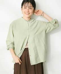 レーヨントロミサイドリボンチュニック