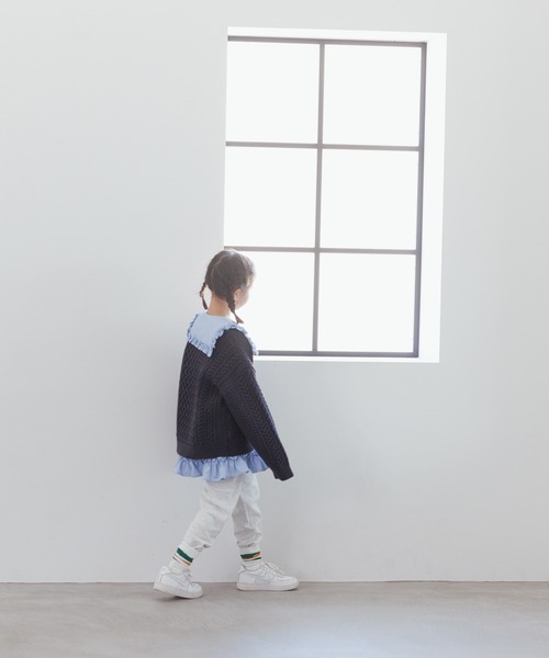 LOWRYS FARM(ローリーズファーム)の「ウラケジョグパンツ 134392(スウェットパンツ・キッズ・グレー/オレンジ/ブラック/ライトグレー/ブラウン/ネイビー・120cm/110cm/150cm/140cm/130cm)」の17枚目の写真