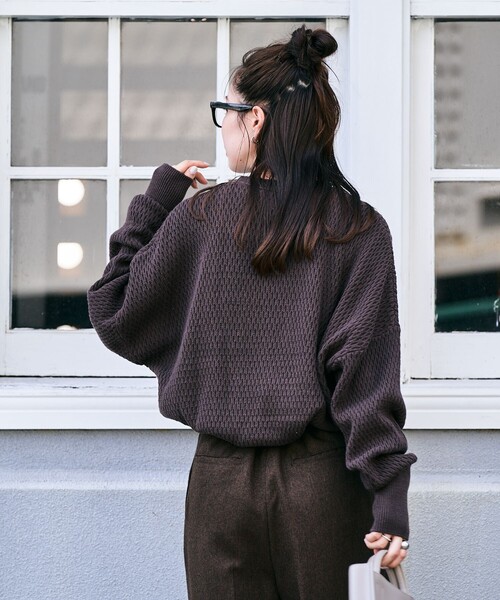 セール】限定展開 サーマル ショート ニット プルオーバー（ニット