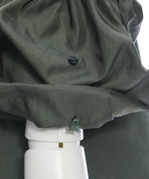 clear（クリア）の「【低身長用サイズ有】ピーチ起毛リボン付きアシメフリルシャツワンピース[着回し力抜群 ガーリー]≪再入荷≫（ワンピース・レディース・サックスブルー/グリーン/サンドベージュ/モカ・F/XS）」の18枚目の写真