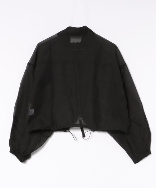 WORLD WIDE LOVE!（ワールドワイドラブ）の「シアーブルゾン（ブルゾン・レディース・ブラック/ブラウン/ベージュ・1）」の15枚目の写真