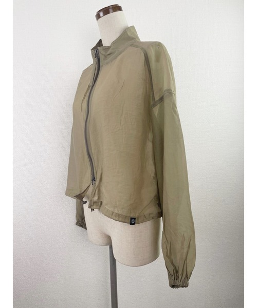 WORLD WIDE LOVE!（ワールドワイドラブ）の「シアーブルゾン（ブルゾン・レディース・ブラック/ブラウン/ベージュ・1）」の14枚目の写真