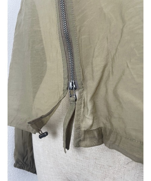 WORLD WIDE LOVE!（ワールドワイドラブ）の「シアーブルゾン（ブルゾン・レディース・ブラック/ブラウン/ベージュ・1）」の13枚目の写真