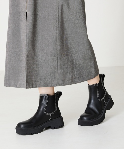 セール】カラーステッチサイドゴアブーツ 41408（ブーツ）｜ORiental