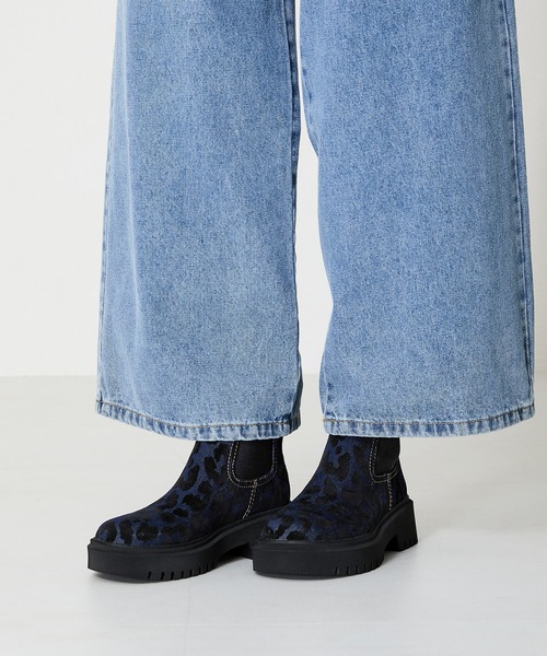 ORiental TRaffic（オリエンタルトラフィック）の「カラーステッチサイドゴアブーツ 41408（ブーツ・レディース・ホワイト/ブラック/ブルー・S/M/L/LL）」の18枚目の写真