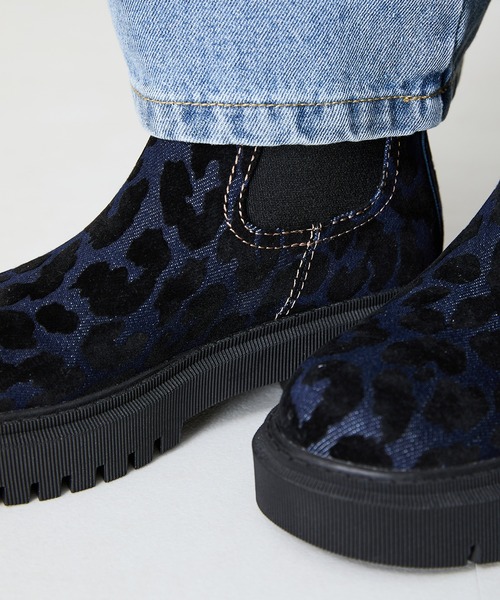 ORiental TRaffic（オリエンタルトラフィック）の「カラーステッチサイドゴアブーツ 41408（ブーツ・レディース・ホワイト/ブラック/ブルー・S/M/L/LL）」の19枚目の写真