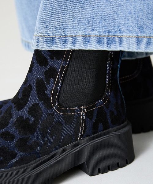 ORiental TRaffic（オリエンタルトラフィック）の「カラーステッチサイドゴアブーツ 41408（ブーツ・レディース・ホワイト/ブラック/ブルー・S/M/L/LL）」の20枚目の写真