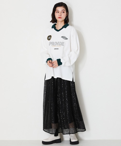 ORiental TRaffic（オリエンタルトラフィック）の「カラーステッチサイドゴアブーツ 41408（ブーツ・レディース・ホワイト/ブラック/ブルー・S/M/L/LL）」の6枚目の写真