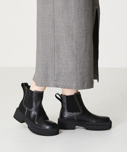 セール】カラーステッチサイドゴアブーツ 41408（ブーツ）｜ORiental