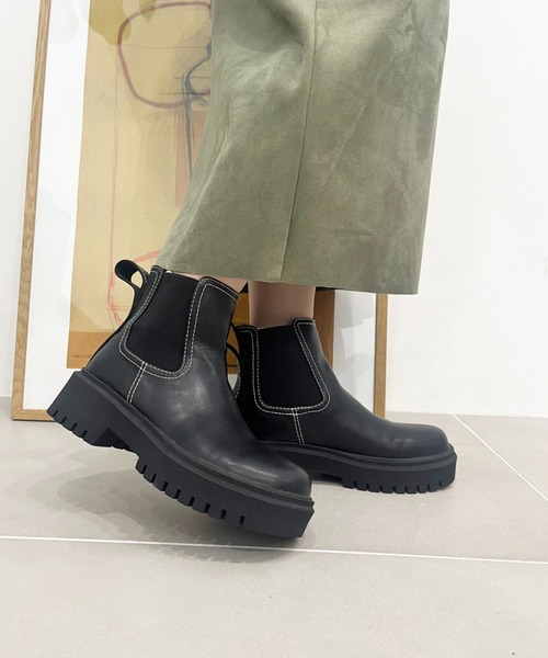 セール】カラーステッチサイドゴアブーツ 41408（ブーツ