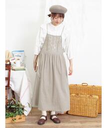 Samansa Mos2 | 胸元レース切替キャミワンピース(ワンピース)