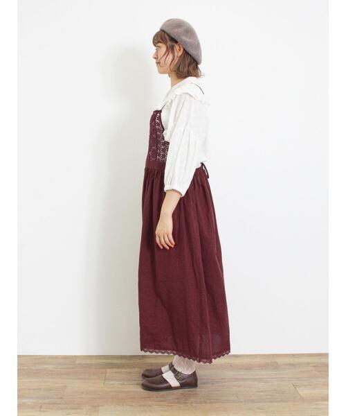 Samansa Mos2（サマンサ モスモス）の「胸元レース切替キャミ