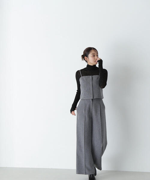 NATURAL BEAUTY BASIC ツイーディーセットアップ M 【公式通販】