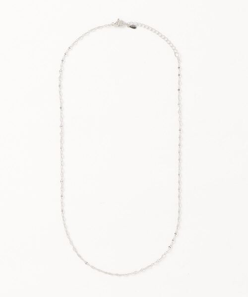 RUBY AND YOU（ルビーアンドユー）の「［select］シンプル チェーンネックレス（ネックレス・レディース・シルバー系1/シルバー系2・FREE）」の6枚目の写真