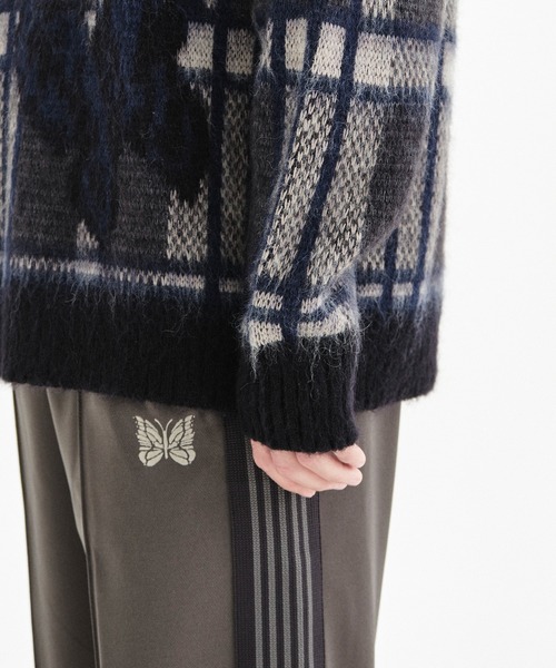 Needles（ニードルス）の「【Needles/ニードルズ】Mohair Cardigan - Original Check With Papillon（カーディガン/ボレロ・メンズ・チェック・M/S）」の11枚目の写真