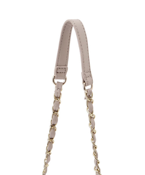 EDIT COLOGNE（エディットコロン）の「リボンハンドルフェイクファーショルダーバッグ（ショルダーバッグ・レディース・グレー/ベージュ・ﾌﾘ-）」の7枚目の写真