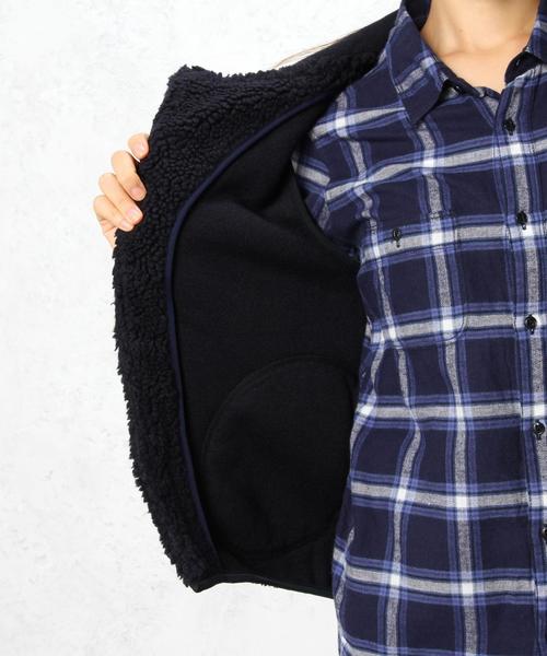 GYMPHLEX(ジムフレックス)の「Gymphlex(ジムフレックス) BOA PL HOOD ベスト(ベスト・レディース・グレー/ネイビー・フリー)」の9枚目の写真