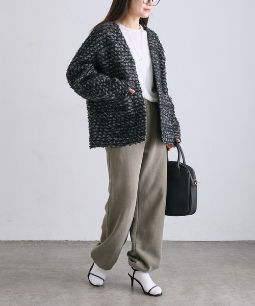 PUAL CE CIN（ピュアルセシン）の「ツイードライクニットボンディング