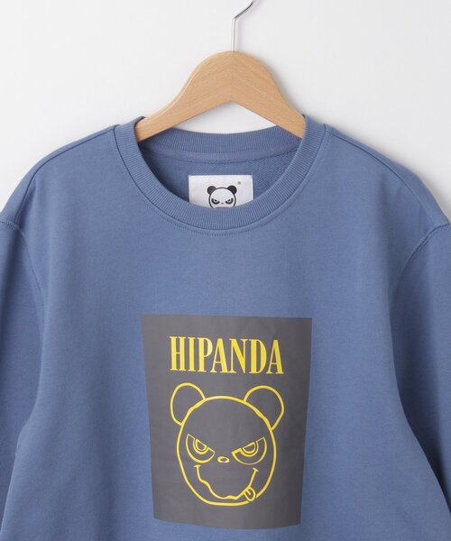 &Bridge(アンドブリッジ)の「HIPANDA(ハイパンダ) HIPANDAプリントトレーナー(スウェット・メンズ・ネイビー/ホワイト/ブラック・01/02/05/03)」の5枚目の写真