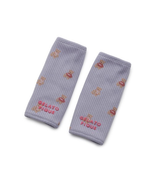 gelato pique(ジェラートピケ)の「【販路限定商品】【HOLIDAY】ベア柄サッキングパッド(抱っこ紐/ベルトカバー/スリング・キッズ・アイボリー/ネイビー・FREE)」の3枚目の写真