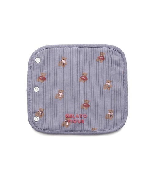 gelato pique(ジェラートピケ)の「【販路限定商品】【HOLIDAY】ベア柄サッキングパッド(抱っこ紐/ベルトカバー/スリング・キッズ・アイボリー/ネイビー・FREE)」の6枚目の写真