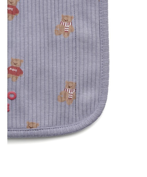 gelato pique(ジェラートピケ)の「【販路限定商品】【HOLIDAY】ベア柄サッキングパッド(抱っこ紐/ベルトカバー/スリング・キッズ・アイボリー/ネイビー・FREE)」の8枚目の写真
