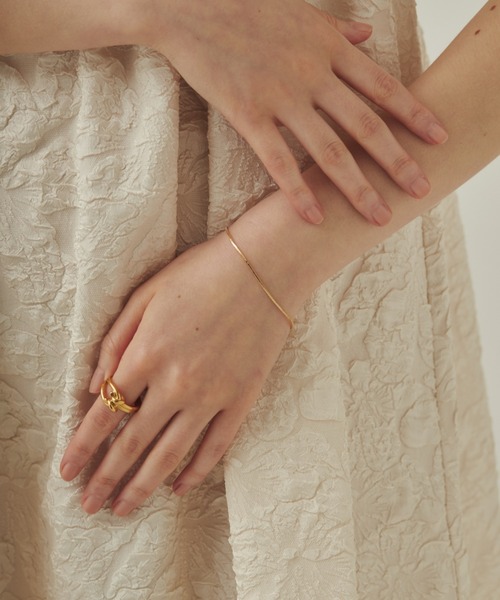 ciite'（シーテ）の「simple snake bracelet / シンプルスネークチェーンブレスレット（ブレスレット・レディース・ゴールド/シルバー・FREE）」の7枚目の写真