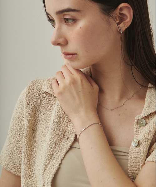 ciite'（シーテ）の「simple snake bracelet / シンプルスネークチェーンブレスレット（ブレスレット・レディース・ゴールド/シルバー・FREE）」の8枚目の写真