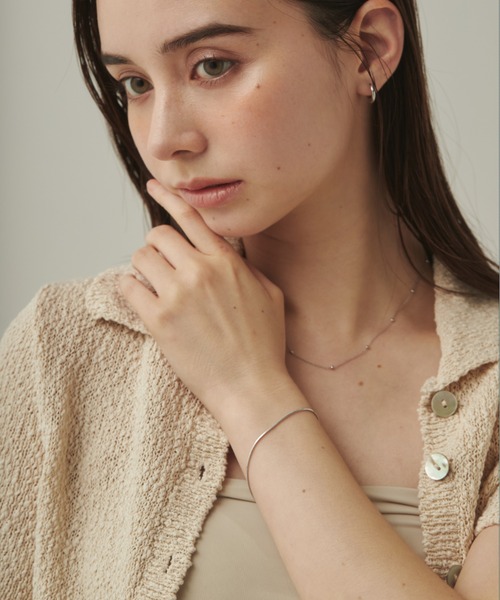 ciite'（シーテ）の「simple snake bracelet / シンプルスネークチェーンブレスレット（ブレスレット・レディース・ゴールド/シルバー・FREE）」の9枚目の写真