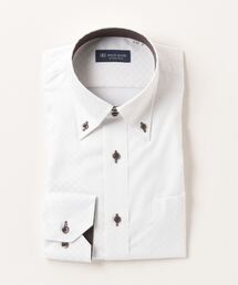 TOKYO SHIRTS | 透け防止 形態安定ノーアイロン ドゥエボットーニ 長袖ビジネスワイシャツ(ビジネスシャツ)