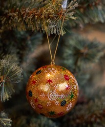 niko and...(ニコアンド)の【2024Xmas】ボールペーパーオーナメント/直径7cm(インテリア雑貨)