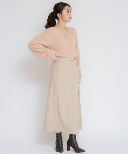 NOELA（ノエラ）の「ゴールドポイントタックスカート（スカート・レディース・ベージュ/ブラウン/チャコールグレー・M/S）」の18枚目の写真