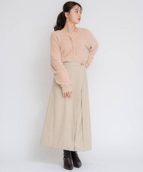 NOELA（ノエラ）の「ゴールドポイントタックスカート（スカート・レディース・ベージュ/ブラウン/チャコールグレー・M/S）」の19枚目の写真