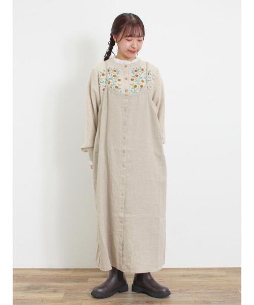 Samansa Mos2（サマンサ モスモス）の「【マカベアリス×Samansa Mos2】果物柄刺繍カーデ（カーディガン/ボレロ・レディース・チャコールグレー/ベージュ/モカ・F）」の21枚目の写真