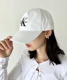 Calvin Klein(JoENC)Calvin Klein(JoENC)/MONOLOGO EMBROIDERED COTTON TWILL CAP/mO S x[X{[Lbv(Lbv)