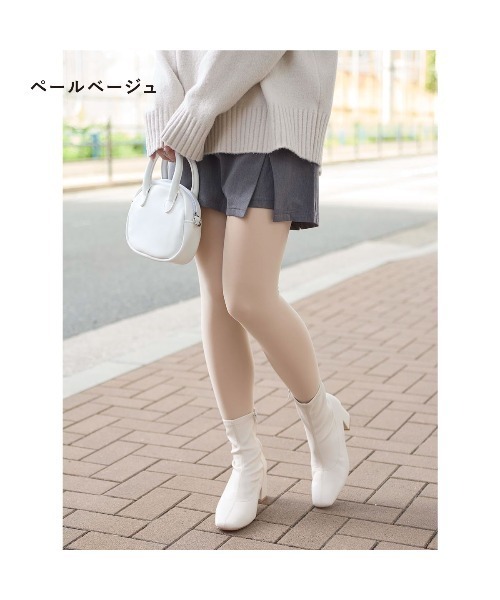 tutuanna(チュチュアンナ)の「まるで素肌のようなフェイクタイツ80デニール(タイツ/ストッキング・レディース・ベージュ系2/ベージュ系6/ベージュ系7/ブラック/ライトベージュ/ブラック系その他5・M-L/L-XL/S-M)」の21枚目の写真