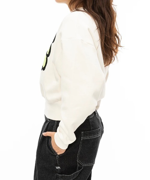 【セール】RVCA レディース CLOUDY RVCA CREW トレーナー/ルーカ３段ロゴクルーネックトレーナー（スウェット）｜RVCA（ルーカ） mdprevattcaulkingandwaterproofing.com