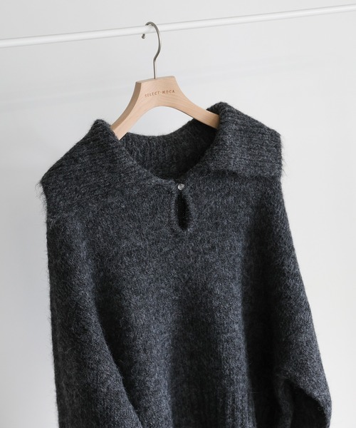 ビッグカラーキーネックニット（ニット/セーター）｜select MOCA