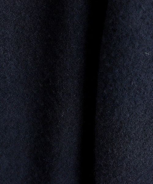 marka（マーカ）の「marka / マーカ：COCOON WIDE EASY PANTS - sp130's wool napping -：M24C-14PT01C[COR]（その他パンツ・メンズ・ダークネイビー・2）」の4枚目の写真