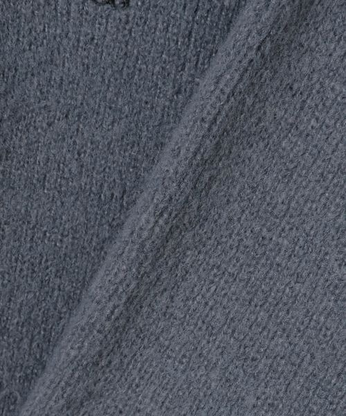 JEANASIS ジーナシス　シャギーヤーンダブルZIPカーディガン JEANASIS ジーナシス シャギーヤーンダブルZIPカーディガン