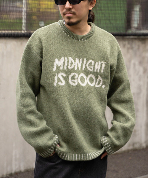 VENCEEXCHANGE（ヴァンスエクスチェンジ）の「ハンドステッチモヘアライククルーネックニット（ニット/セーター・メンズ・ネイビー/ブラック/カーキ/ホワイト・LL/L/M）」の6枚目の写真